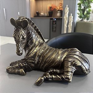 ESCULTURA ZEBRA EM POLIRESINA