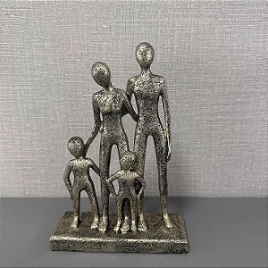 ESCULTURA FAMILIA EM POLIRESINA