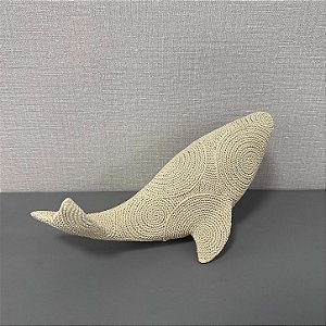 ESCULTURA BALEIA EM POLIRESINA
