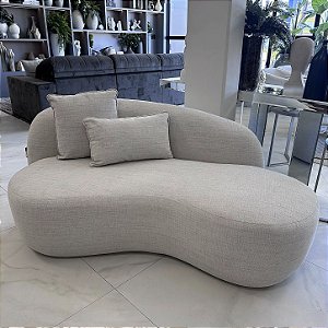 CHAISE EVORA 1,86X90CM TCA GOLD