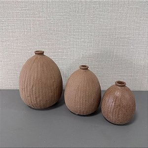 MINI VASO EM CERAMICA TERRACOTA