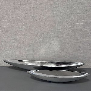 CENTRO DE MESA EM METAL G 81X12CM M 51X12CM