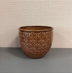 CACHEPOT GRANDE MARRAKESH CAPUCCINO PREMIUM 16x19cm