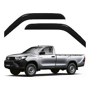Calha de Chuva Automotiva Hilux Cabine Simples 2005/2025