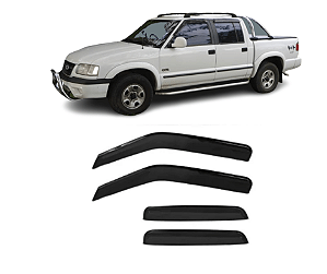 Calha de Chuva Automotiva Chevrolet S-10 Dupla 1995/2011