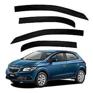 Calha de Chuva Automotiva Chevrolet Onix e Prisma 2012/19