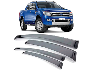 Calha de Chuva Automotiva Ranger Cabine Dupla 2013 em diante