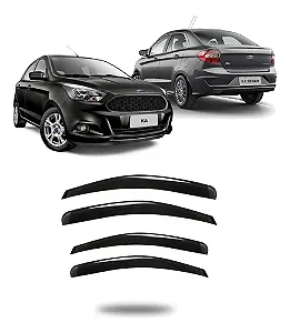 Calha de Chuva Automotiva Ford Ka 2015 Hatch/Sedan
