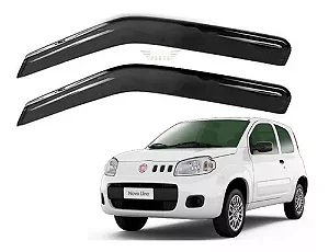 Calha de Chuva Automotiva Fiat Uno Novo 2 Portas