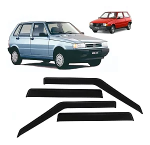 Calha de Chuva Automotiva Fiat Uno 2 Portas Antigo (Não Serve no Fire)
