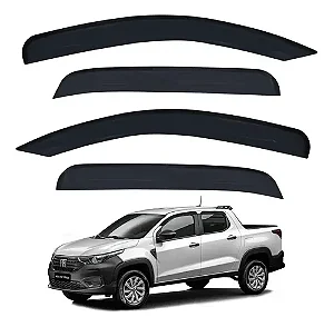 Calha de Chuva Automotiva Fiat Strada Dupla 2021