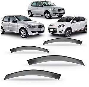 Calha de Chuva Automotiva para Fiat Palio 4 Portas