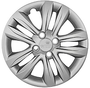 Calota Aro 14 Prata Modelo HB20 Hatch/Sedan 2016/18