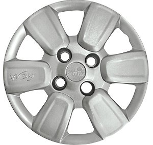 Calota Aro 14 Prata Modelo Uno Way 2014