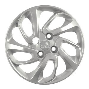 Calota Aro 14 Prata Modelo Uno Attractive 2015/16