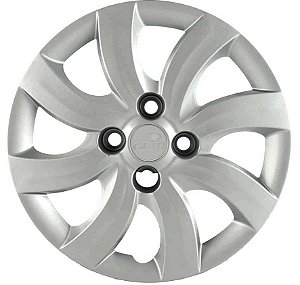 Calota Aro 14 Prata Modelo Palio Attractive  2012/13