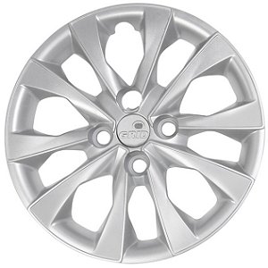 Calota  Aro 14 Prata Modelo Mobi 2021