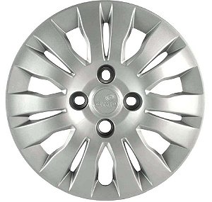 Calota Aro 13 Prata Modelo Palio  Attractive 2010/11