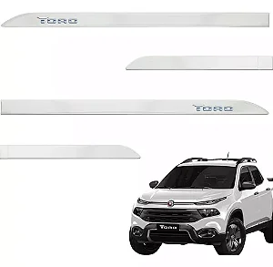 Friso Lateral para Fiat Toro Branco Polar