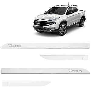 Friso Lateral Fiat Toro Branco Ambiente