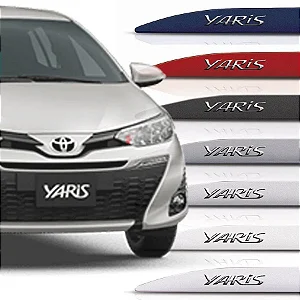Friso Lateral para Toyota Yaris Branco Perola