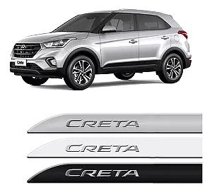 Friso Lateral Creta Prata Metal