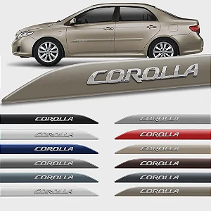 Friso Lateral Bege para Toyota Corolla
