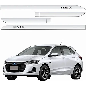 Friso Lateral Chevrolet Onix 2020/2025 Branco Summit