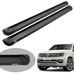 Estribo Alumínio Preto VW Amarok 2011/2023
