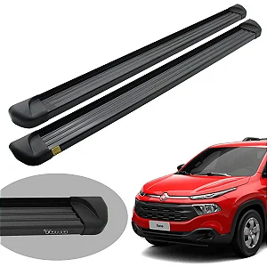 Estribo Fiat Toro 2017 Alumínio Preto