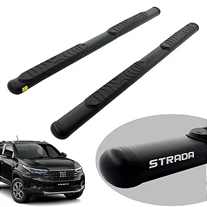 Estribo Fiat Strada 2021 Oval Preto