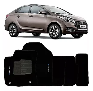 Tapete Personalizado Hyundai HB20S Preto