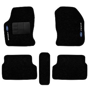 Tapete Personalizado Ford Focus 12/13 Preto