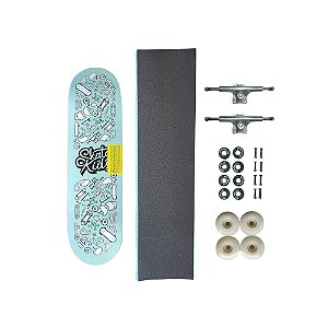 Skate de marfim infantil COMPLETO mini model SKATE KIDS ÍCONES