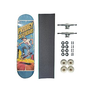 Skate de marfim juvenil completo PRODIGY SKATEBOARDS Youth