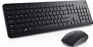 Teclado e mouse Dell - KM3322W - Português (Brasil)