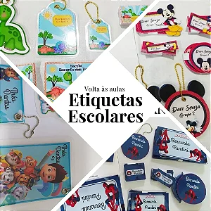 Etiquetas escolares