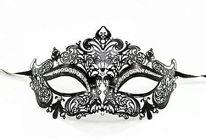 MÁSCARA METAL COM STRASS