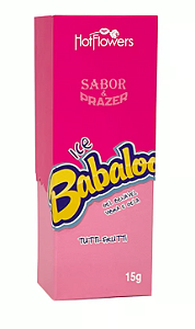 BABALOO  GEL BEIJÁVEL VIBRA E GELA ICE TUTTI FRUTI