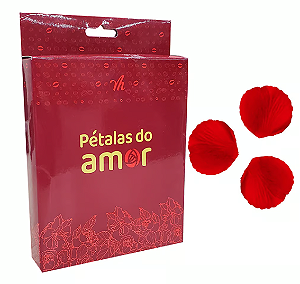 PÉTALAS DE ROSA EM FORMA DE CORAÇÃO - ARTIFICIAIS