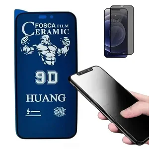 PELICULA CERAMICA FOSCA 9D PRIVACIDADE IPHONE 16 PRO