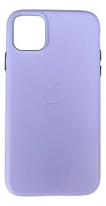 CAPA COURO MAGSAFE IPHONE 11 LILAS