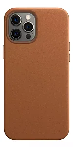 CAPA COURO MAGSAFE IPHONE 11 MARROM