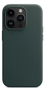 CAPA COURO MAGSAFE IPHONE 12/12 PRO VERDE