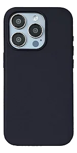 CAPA COURO MAGSAFE IPHONE 12 PRO MAX PRETO