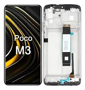 FRONTAL XIAOMI POCO M3 S/ ARO