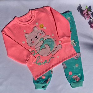 Pijama Cat Brilha no Escuro