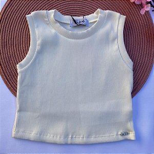 Blusa Cropped Off White