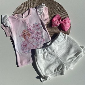 Conjunto Shorts Laço