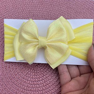 Faixa de Cabelo Bebê Amarela